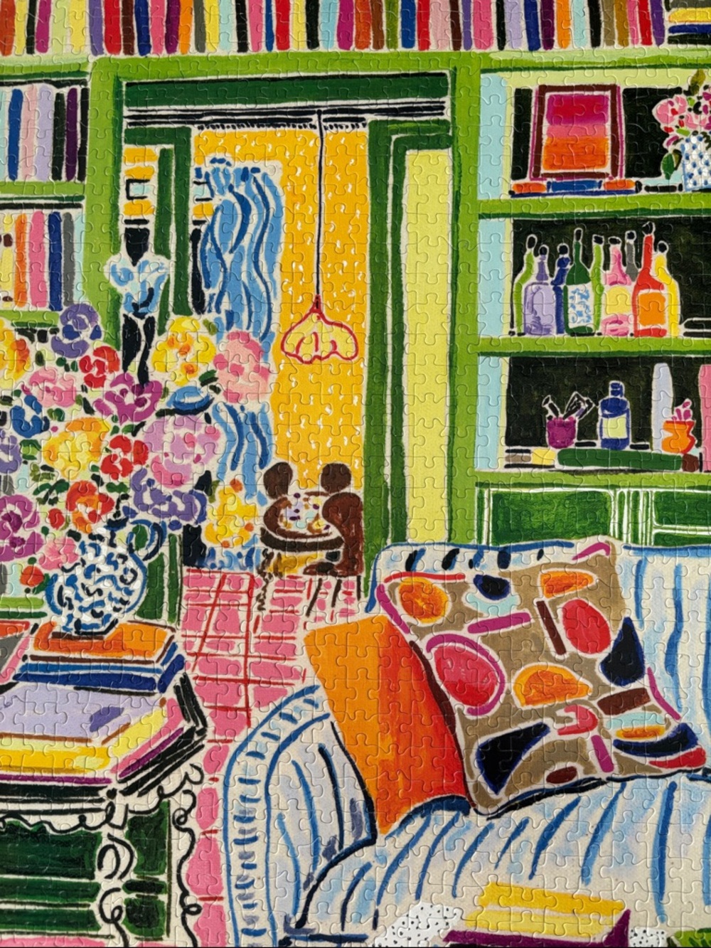 Werkshoppe Books and Bouquet 1000 piece puzzle